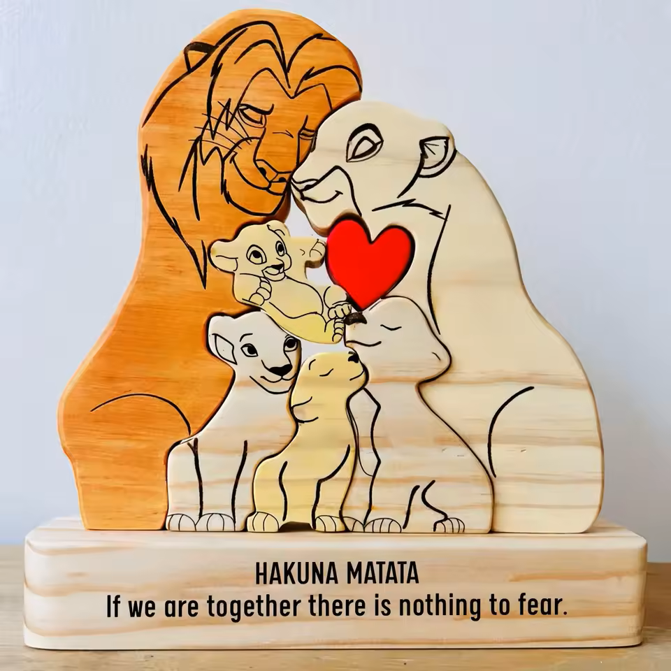 Family Lions Puzzle