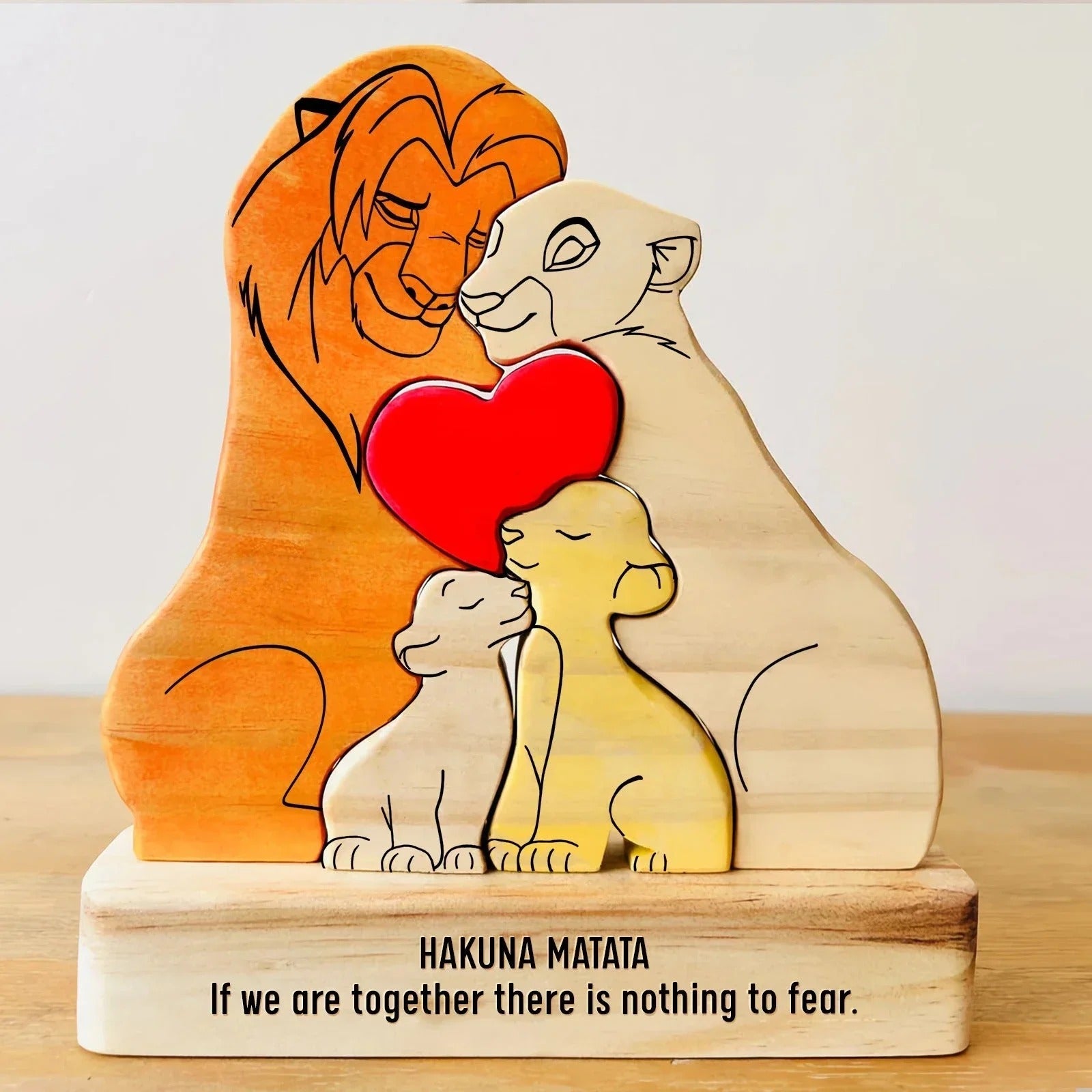 Family Lions Puzzle