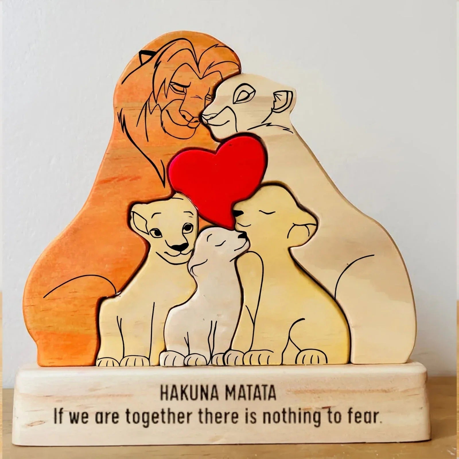 Family Lions Puzzle