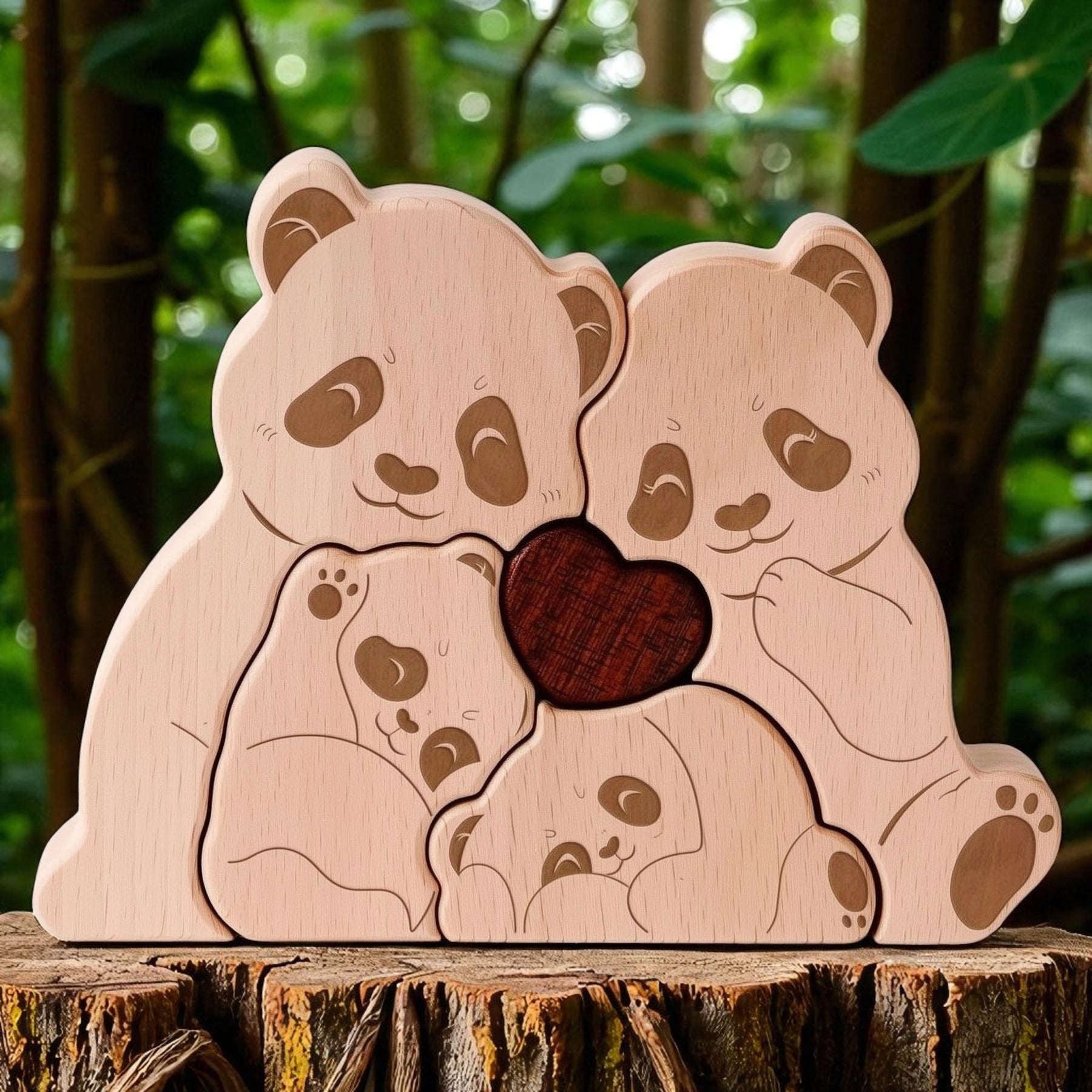Family Pandas Puzzle
