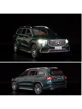 Mercedes-Benz GLS63 AMG Metal Diecast Car  Scale 1:24 - Green (TV-AG-24)