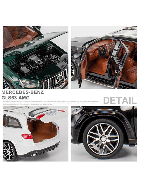 Mercedes-Benz GLS63 AMG Metal Diecast Car  Scale 1:24 - Green (TV-AG-24)