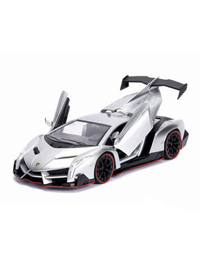 Lamborghini Veneno Model  Diecast  Scale 1:24 - Grey (TV-AG-24)