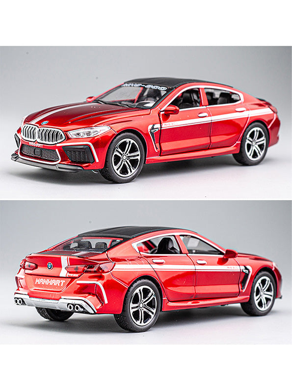 BMW M8 MH8 800 Model Diecast Car 1:24 Scale - Red (TV-S-24)