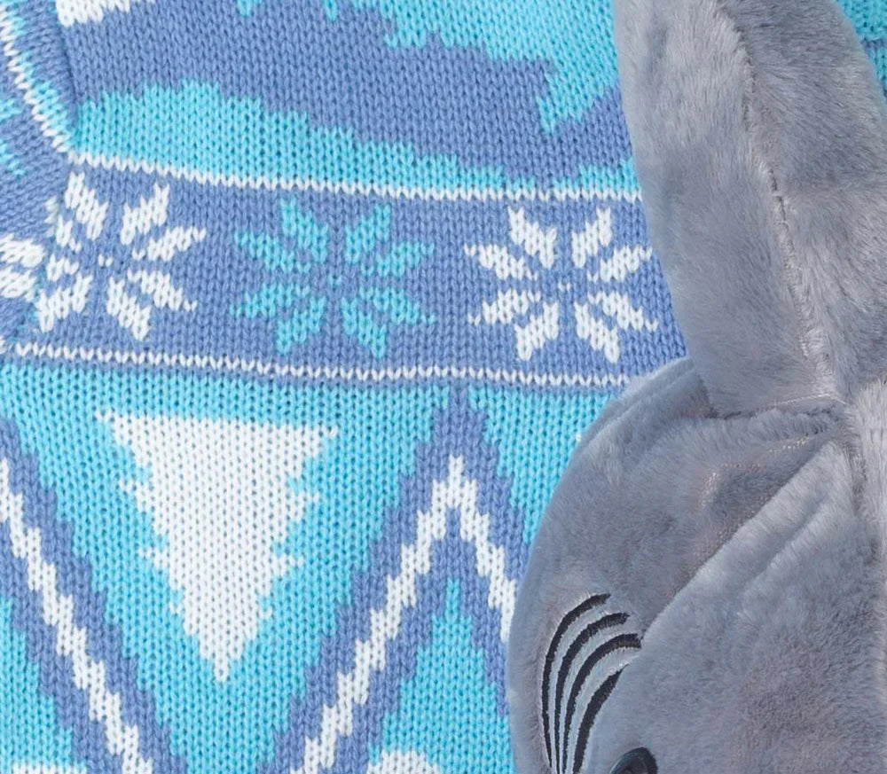 🦈 Holiday Shark Attack Women's Sweater – Dive into Festive Fun!