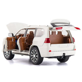 Lexus LX 570 Road Metal Diecast Car Openable Door With Lights Model Car - Big Size