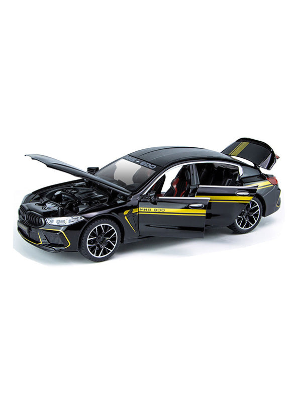 BMW M8 MH8 800 Model Diecast Car 1:24 Scale - Black (TV-S-24)