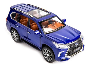 Lexus LX 570 Road Metal Diecast Car Openable Door With Lights Model Car - Big Size