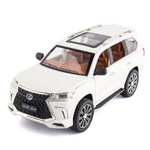 Lexus LX 570 Road Metal Diecast Car Openable Door With Lights Model Car - Big Size