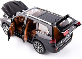 Lexus LX 570 Road Metal Diecast Car Openable Door With Lights Model Car - Big Size