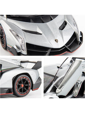 Lamborghini Veneno Model  Diecast  Scale 1:24 - Grey (TV-AG-24)