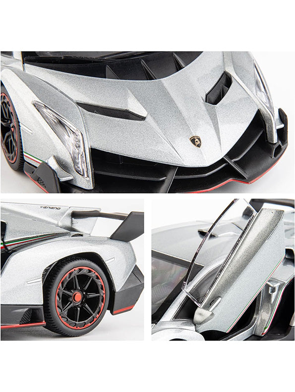 Lamborghini Veneno Model  Diecast  Scale 1:24 - Grey (TV-AG-24)