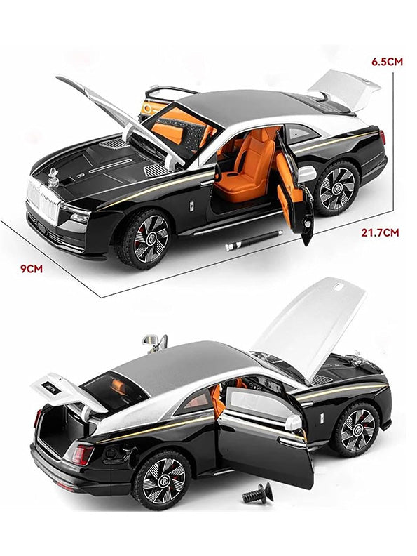 Rolls Royce Ghost Coupe  Model Diecast Car Scale 1:24-Silver (TM-AG-24)