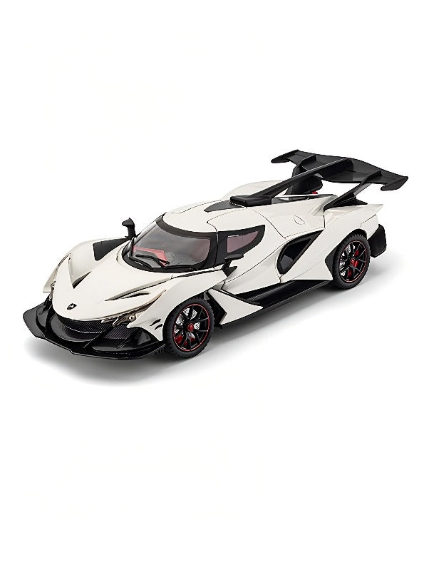 Apollo Intensa Emozione Metal Model Diecast Car - Scale 1:24 White (S)