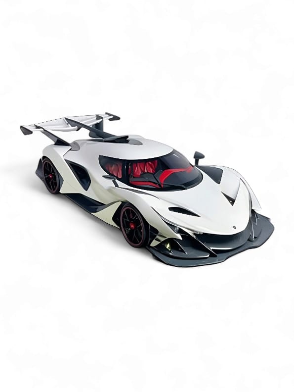 Apollo Intensa Emozione Metal Model Diecast Car - Scale 1:24 White (S)