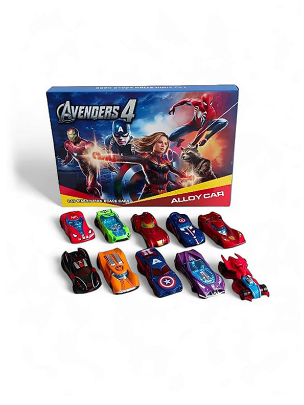 Avengers Super Hero Metal Die Cast Cars Set - Multicolor (MS-M-7)