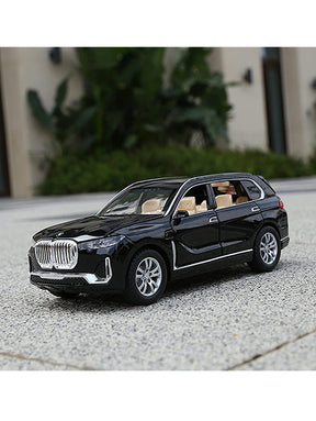 BMW X7 Model Metal Diecast Car Openable Doors Sound And Light - Black (M-38)