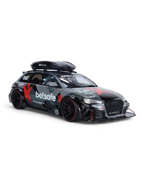 Audi RS6 DTM Metal Model Diecast Car Scale 1:24 - Black (S)