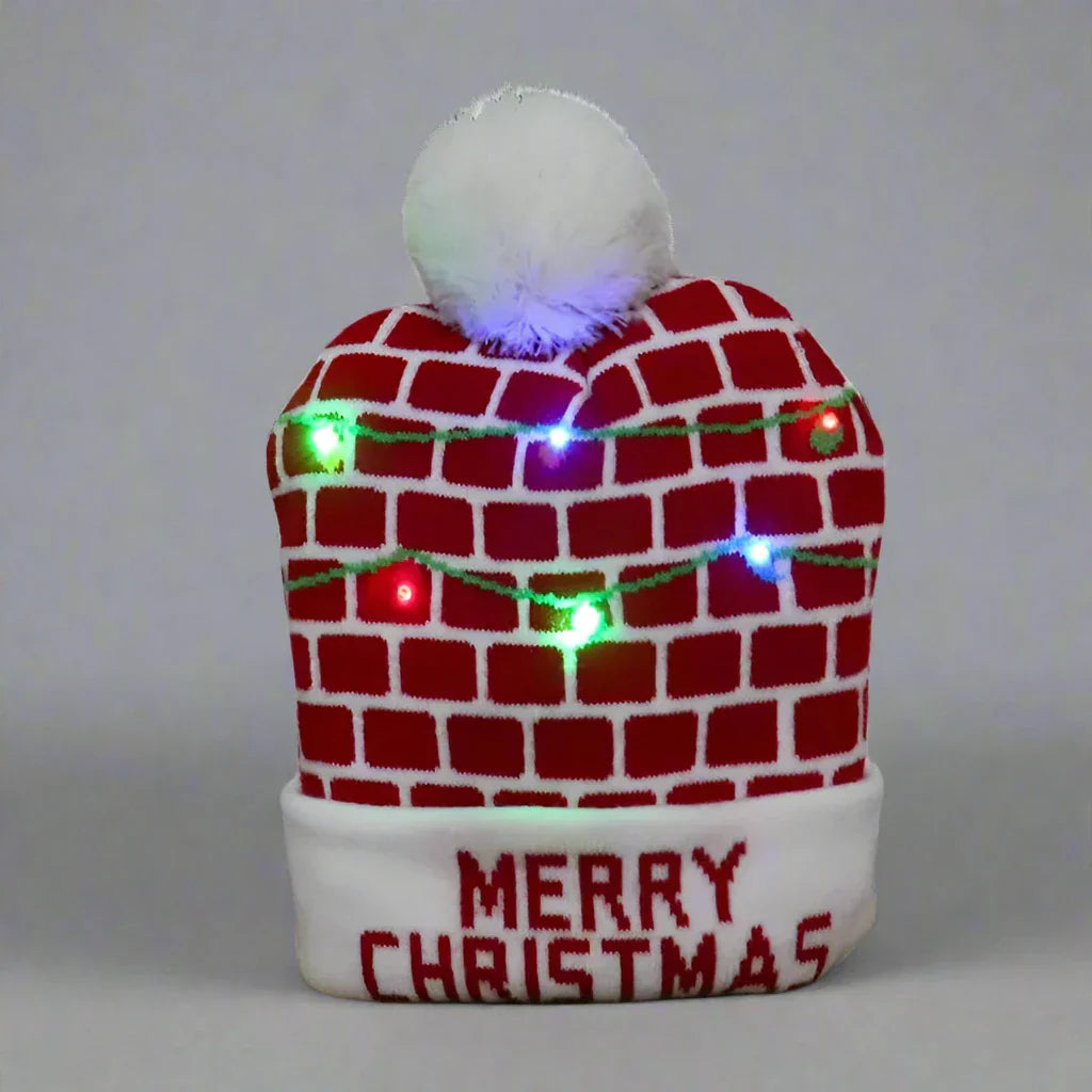 Light Up Christmas Beanie- Merry Christmas