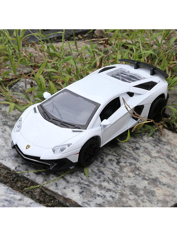 Lamborghini Centenario LP770 Metal Model Diecast Car Scale 1:32 - White (S)