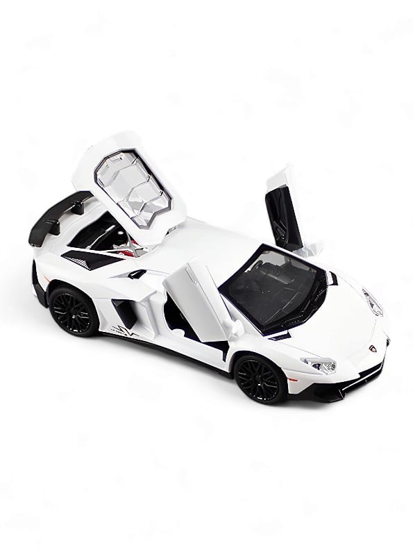 Lamborghini Centenario LP770 Metal Model Diecast Car Scale 1:32 - White (S)