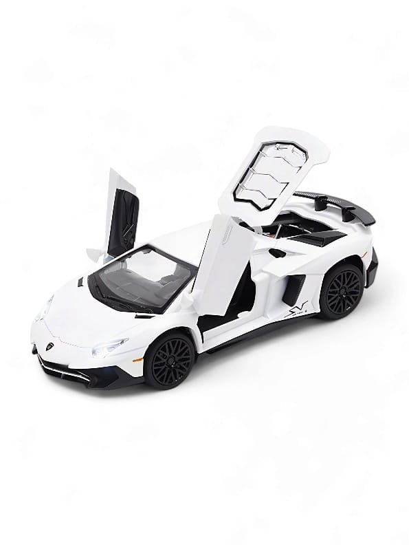 Lamborghini Centenario LP770 Metal Model Diecast Car Scale 1:32 - White (S)