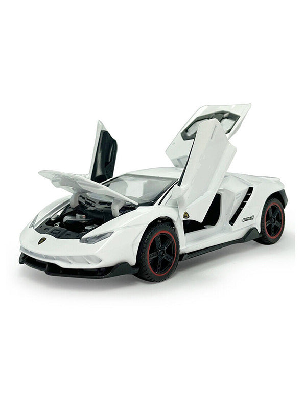 Lamborghini Centenario LP770 Metal Model Diecast Cast - White Scale 1:32 (T-M-14)