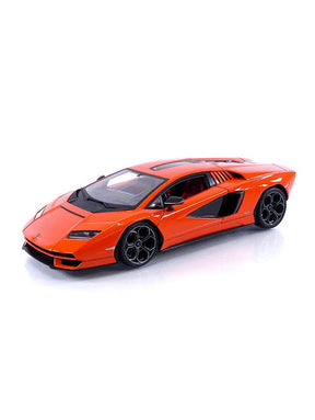 Lamborghini Countach LPI 800-4 Metal Model Diecast Car - Orange Scale 1:24 (MD-17)