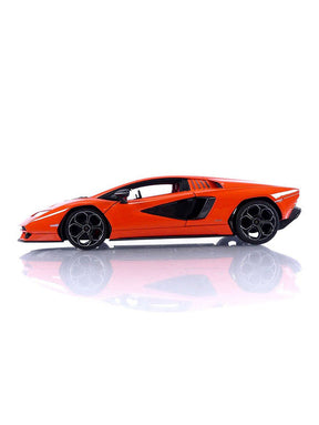 Lamborghini Countach LPI 800-4 Metal Model Diecast Car - Orange Scale 1:24 (MD-17)