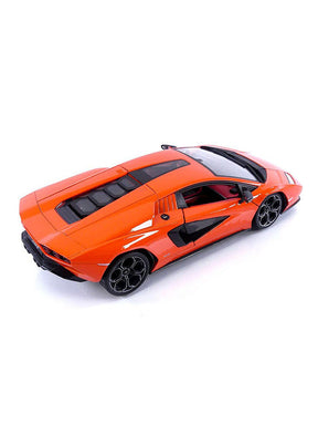 Lamborghini Countach LPI 800-4 Metal Model Diecast Car - Orange Scale 1:24 (MD-17)