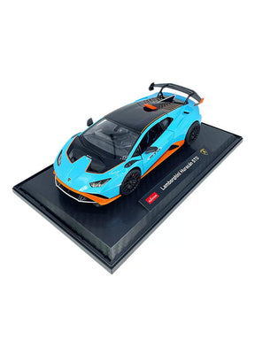 Lamborghini Huracan STO Diecast Car Metal - Scale 1:24 - Blue