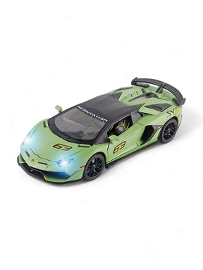 Lamborghini Aventador SVJ 63 Metal Model Diecast Car Scale 1:24 - Green (S)