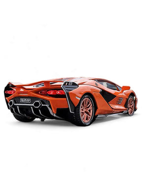 Lamborghini Sian 63 Metal Model Diecast Car - Orange Scale 1:24 (MD-17)