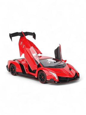 Lamborghini Veneno Metal Diecast Car - Big Size - Scale 1:24 - Red (TV-AG-24)