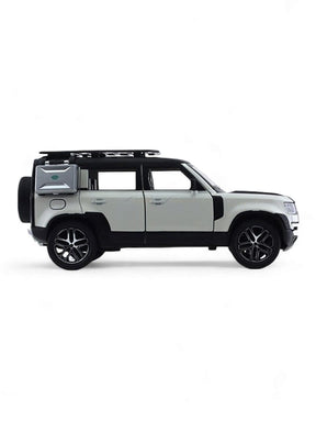 Land Rover Defender Metal Model Diecast Car - White (TV)