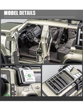 Land Rover New Defender Metal Model Diecast Car - Green (TV-May-13)