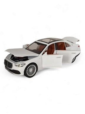 Maybach S600 Metal Model Diecast Car - White Scale 1:22 (T-M-16)