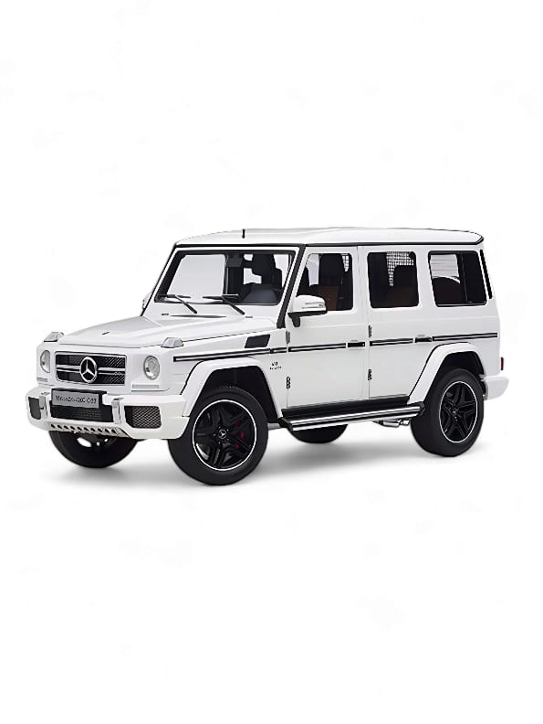 Mercedes Benz G55 Metal Model Diecast Car - White (TV-May-13)