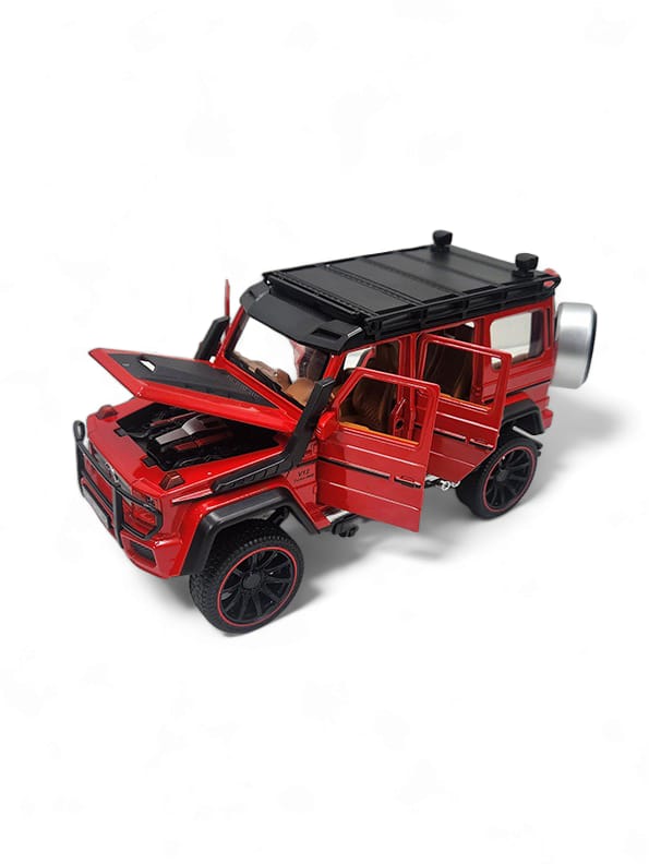 Mercedes G500 Metal Model Diecast Car - Red Scale 1:22 (T-M-16)