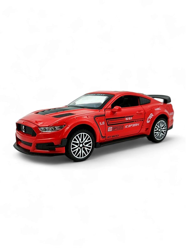 Mustang GT500 Metal Model Diecast Car - Red Scale 1:32 (T-M-15)