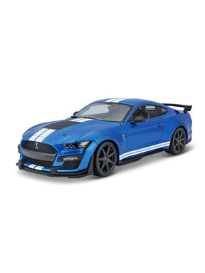 Mustang Shelby GT 500 Metal Model Diecast Car - Blue (TV-May-15)