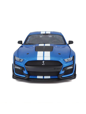 Mustang Shelby GT 500 Metal Model Diecast Car - Blue (TV-May-15)