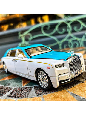 Rolls Royce Phantom Metal Model Diecast Car - White (L12-81)