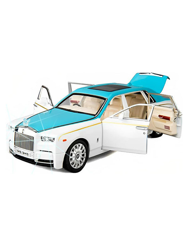 Rolls Royce Phantom Metal Model Diecast Car - White (L12-81)