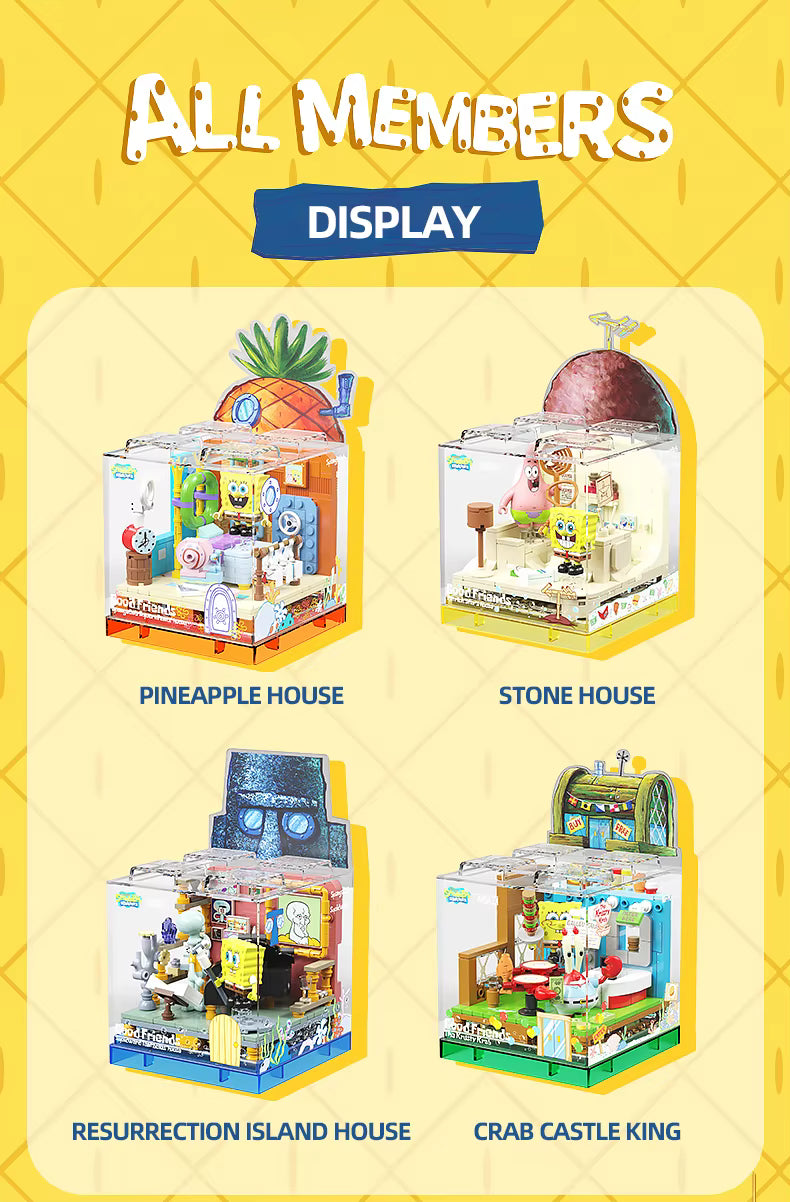 SpongeBob SquarePants Building Block Set – Create Your Own Bikini Bottom World