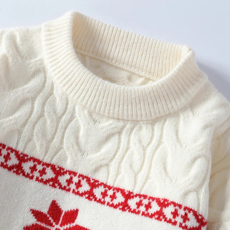 Cashmere Khaki Christmas Sweater