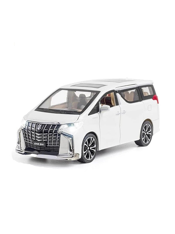 Toyota Alphard Metal Model Diecast Car - White (L12-26)