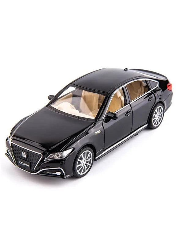 Toyota Crown Metal Model Diecast Car - Black (L12-108)