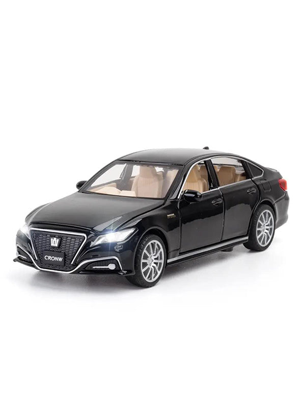 Toyota Crown Metal Model Diecast Car - Black (L12-108)