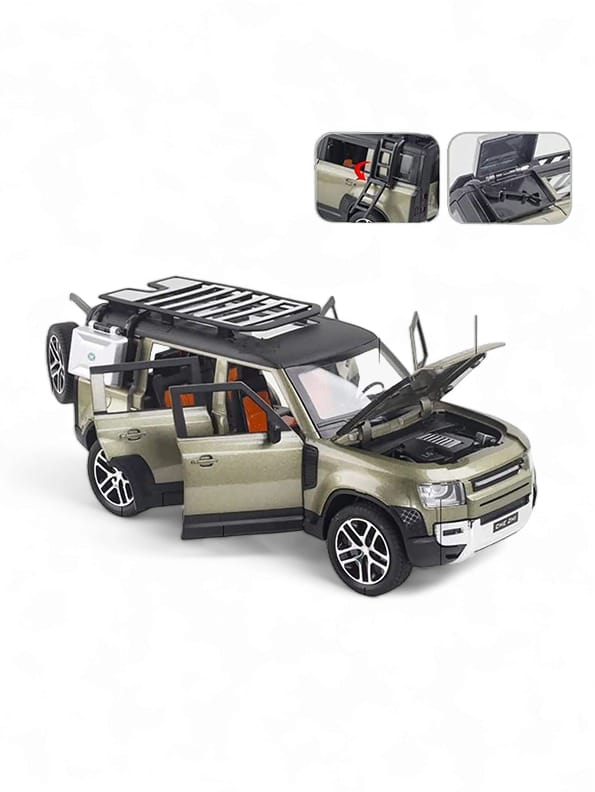 Land Rover New Defender Metal Model Diecast Car - Green (TV-May-13)